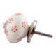 Orange Dotted Ceramic Floral Knobs Online